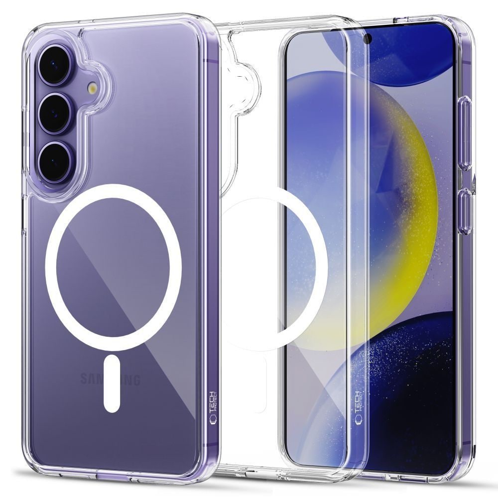 Tech-Protect FlexAir hybridi MagSafe kotelo Samsung Galaxy S25 FE - läpinäkyvä