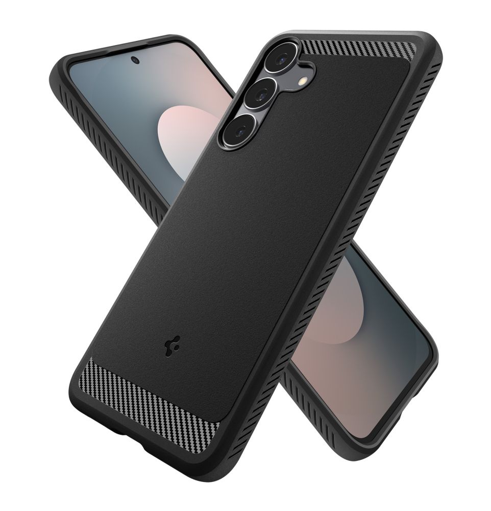 Spigen Kestävä panssarikotelo Samsung Galaxy S25 FE:lle - Matta musta