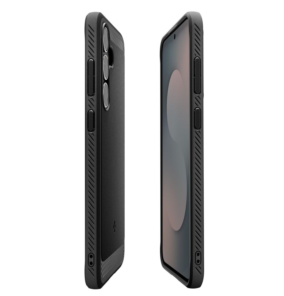 Spigen Kestävä panssarikotelo Samsung Galaxy S25 FE:lle - Matta musta