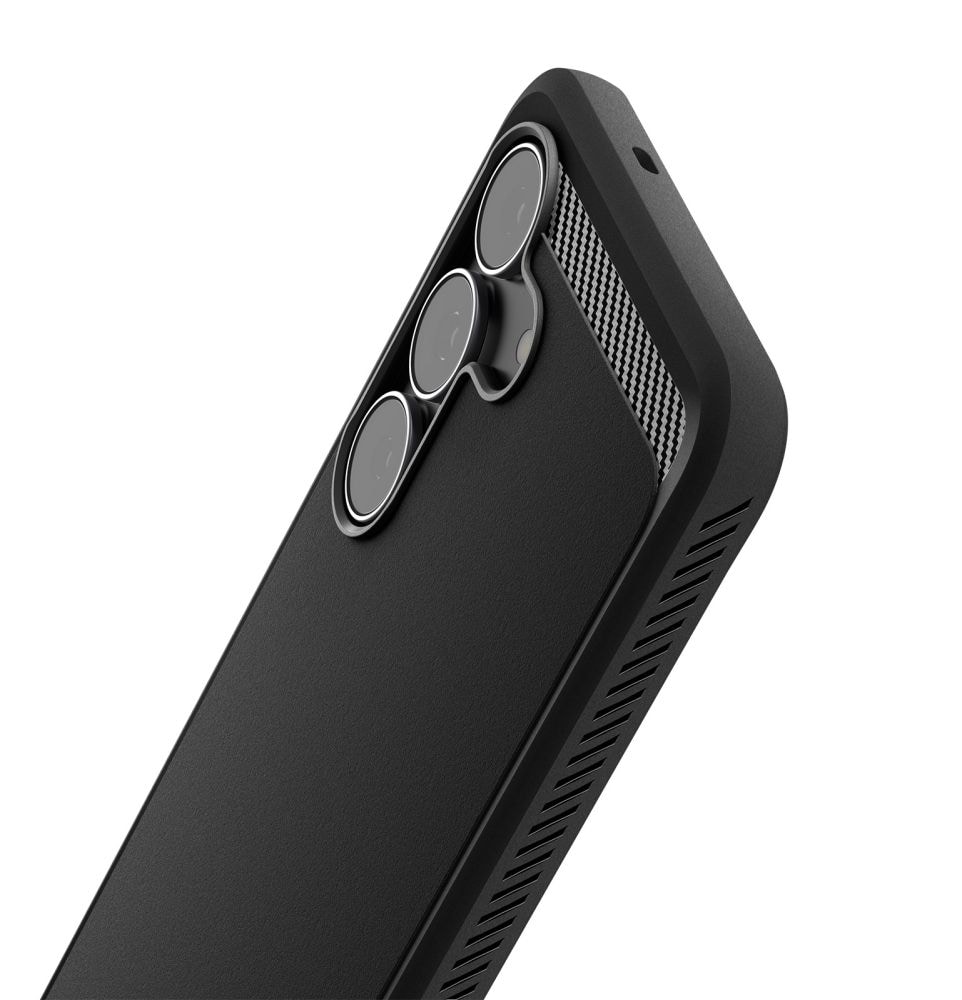 Spigen Kestävä panssarikotelo Samsung Galaxy S25 FE:lle - Matta musta