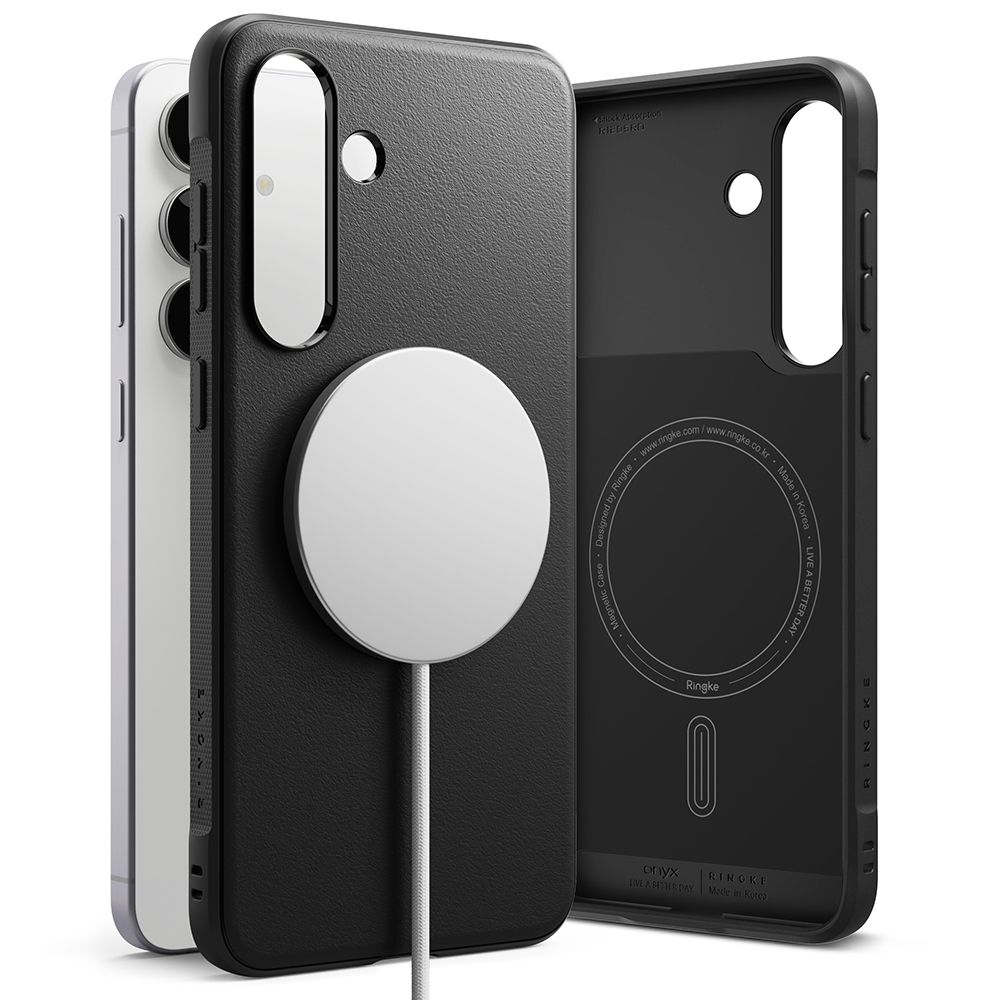 Ringke Onyx magneettinen magneettinen MagSafe kotelo Samsung Galaxy S25 FE - musta