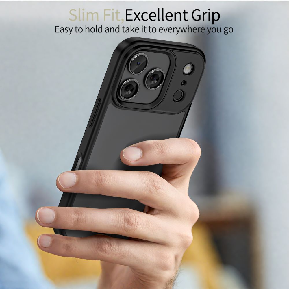 Tech-Protect MagMat kotelo iPhone 17 Pro Max - mattamusta - Matta musta