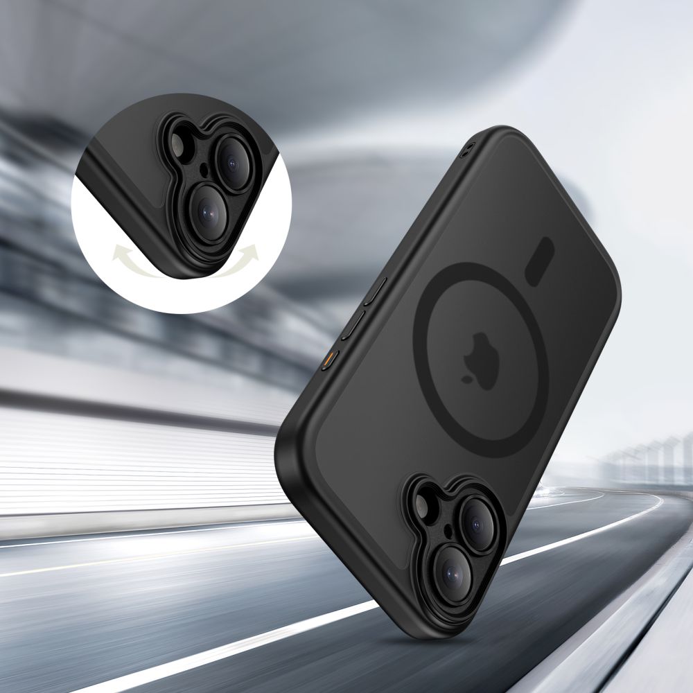 Tech-Protect Magpeak Magsafe CC -kotelo iPhone 17:lle - mattamusta