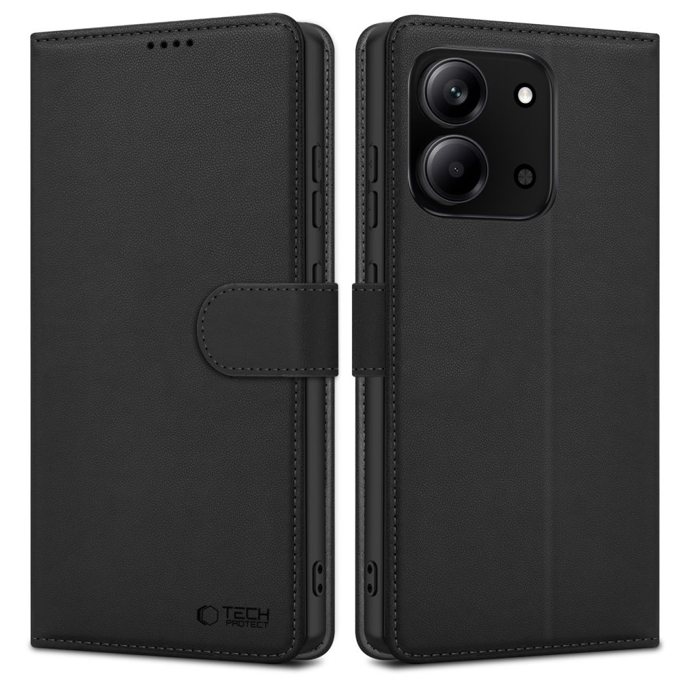 Tech-Protect lompakko kotelo Xiaomi Redmi 15C 173mm / Poco 85C 173mm - musta