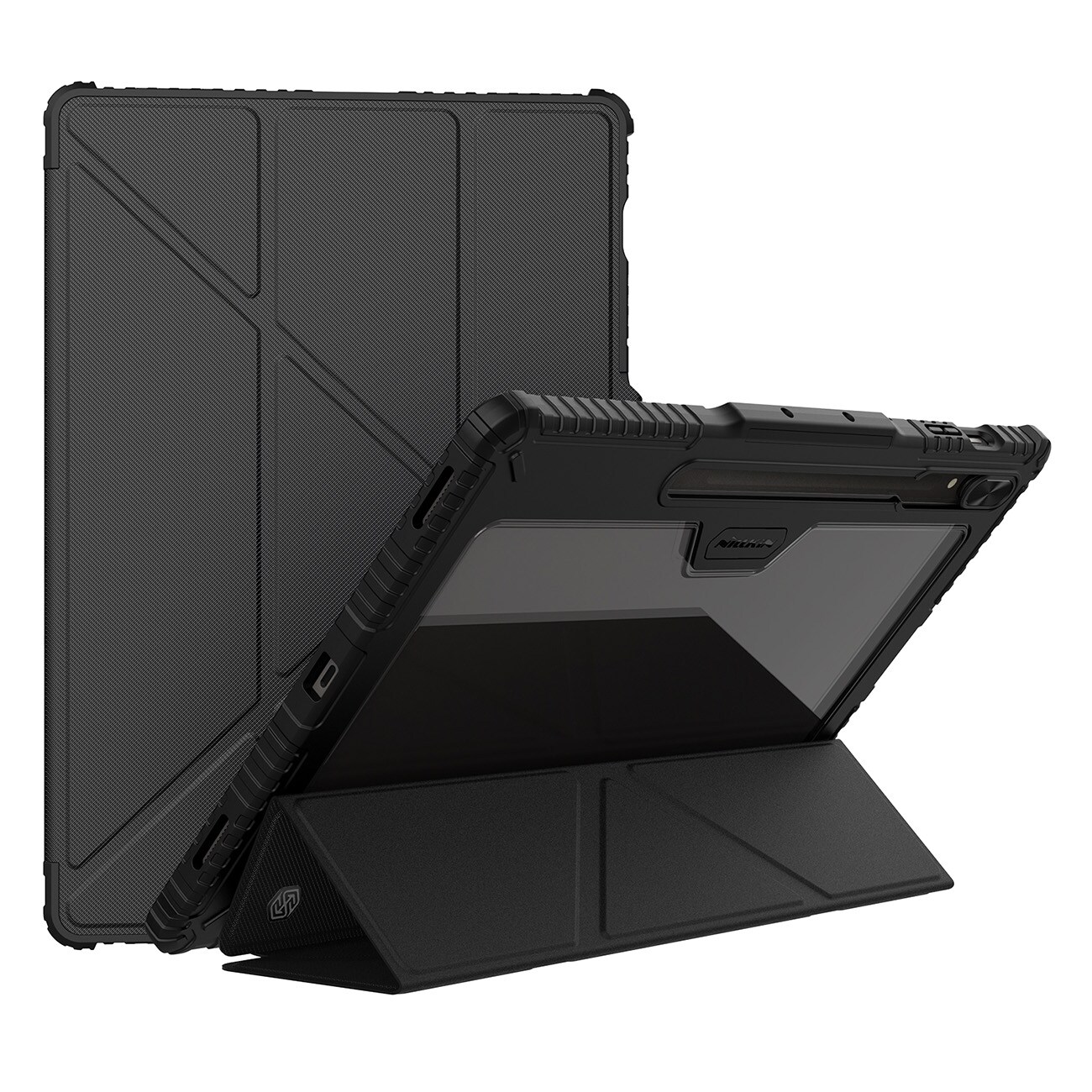 Nillkin Bumper Leather Case Pro kotelo Samsung Galaxy Tab S9+ - musta
