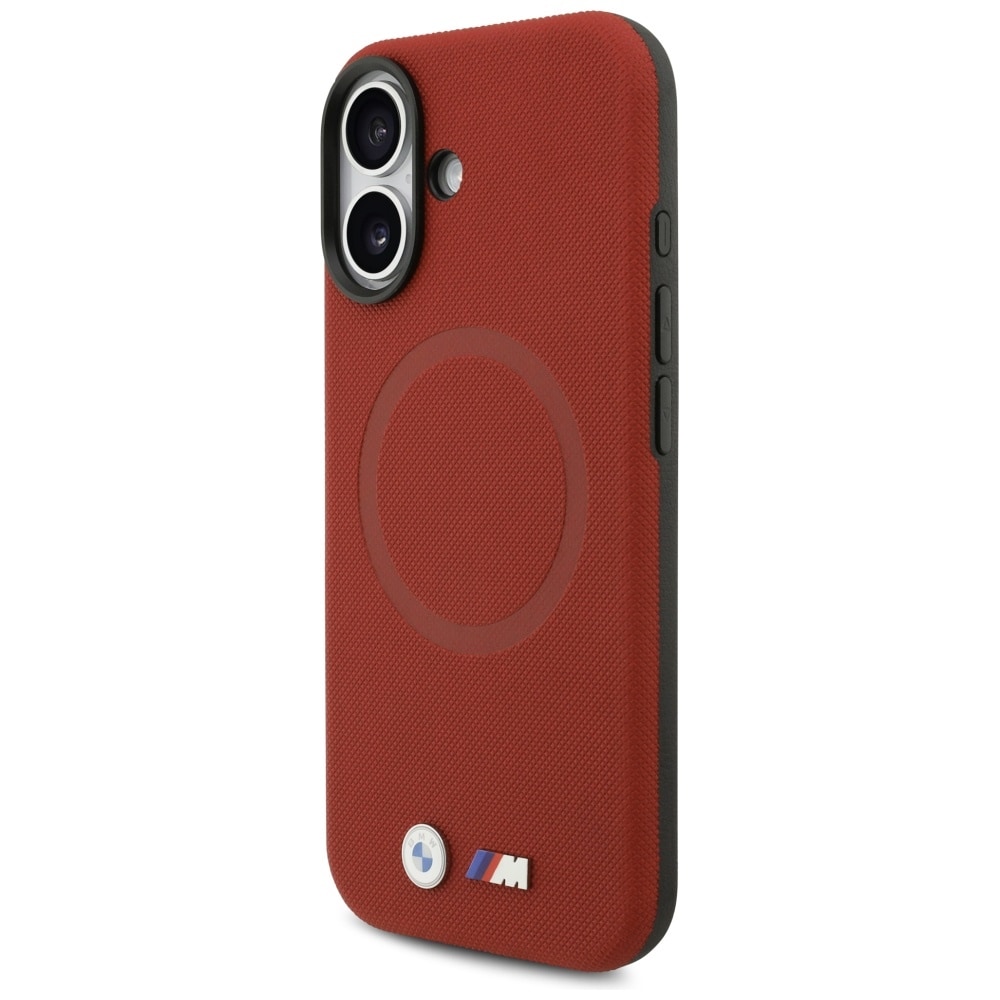 BMW M FW Metallilogo MagSafe-kotelo iPhone 17:lle - punainen