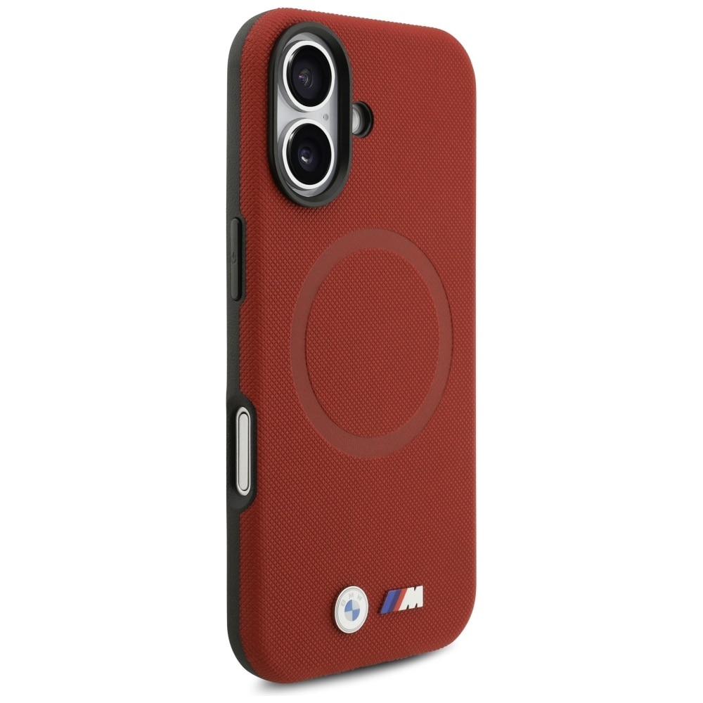 BMW M FW Metallilogo MagSafe-kotelo iPhone 17:lle - punainen