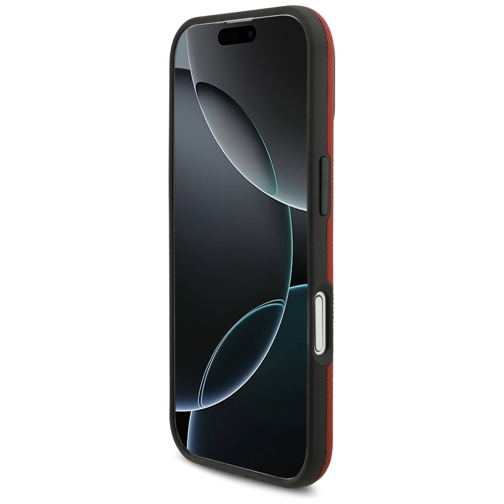 BMW M FW Metallilogo MagSafe-kotelo iPhone 17:lle - punainen