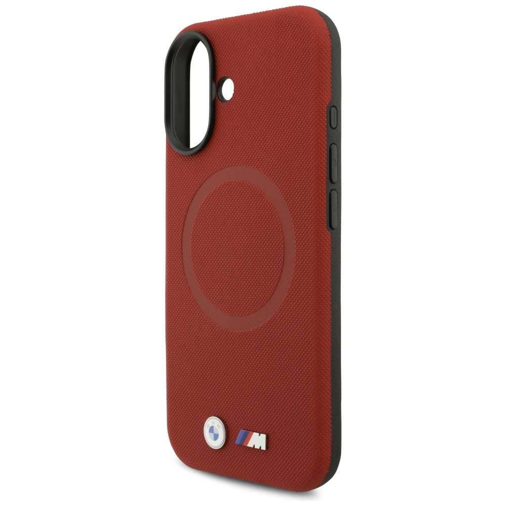 BMW M FW Metallilogo MagSafe-kotelo iPhone 17:lle - punainen