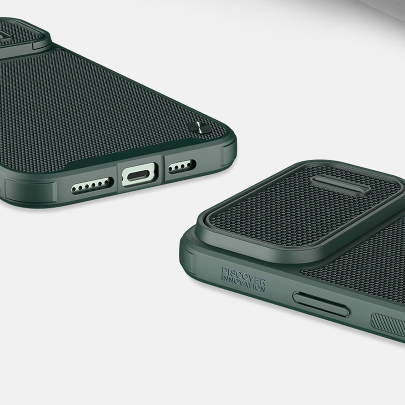 Nillkin Textured S Case for iPhone 14 Plus, panssaroitu suojus, jossa on kamerasuoja, sininen
