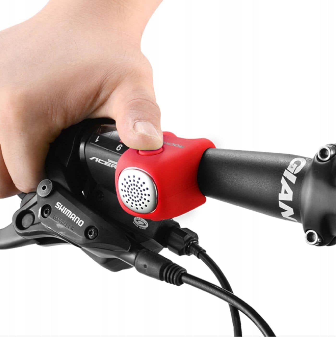 Rockbros CB1709RD elektroninen polkupyöräkello - punainen