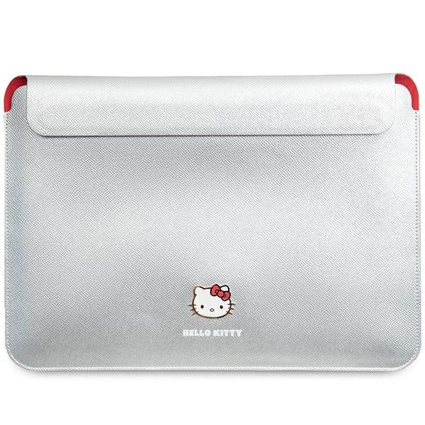 Hello Kitty PU Metal Logo kotelo 14" kannettavalle tietokoneelle - hopea