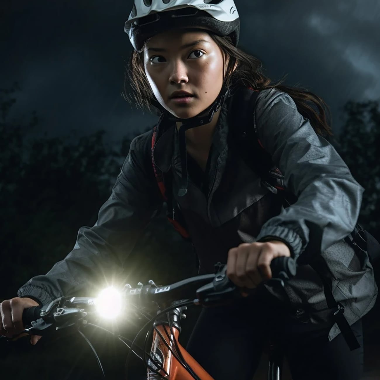 Rockbros RHL1500 etupyörän valo 5000mAh 1500lm IPX6 - musta
