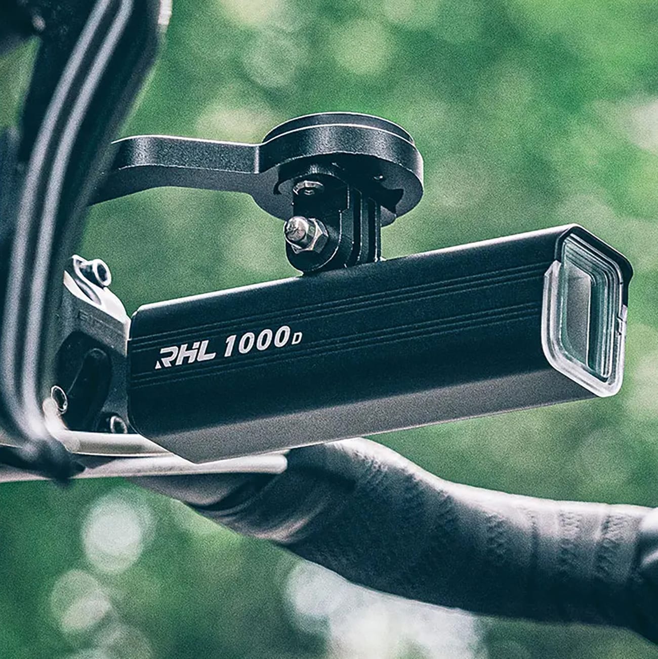 Rockbros RHL1500 etupyörän valo 5000mAh 1500lm IPX6 - musta