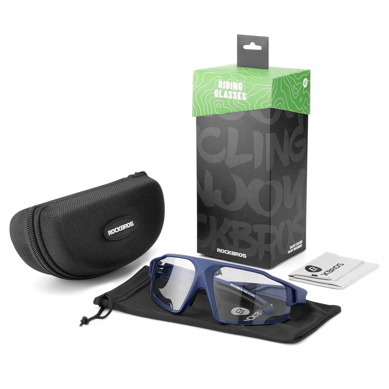 Rockbros SP216BL fotokromaattinen UV400 pyöräilylasit - sininen