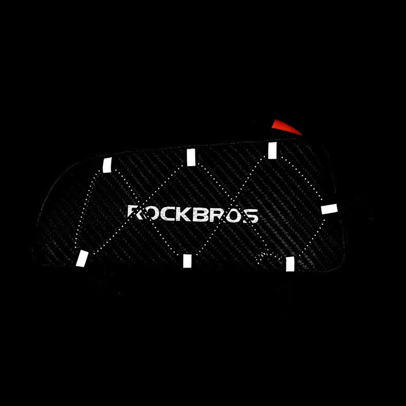 Rockbros 039BK 1L punottu pyörän runkolaukku - musta