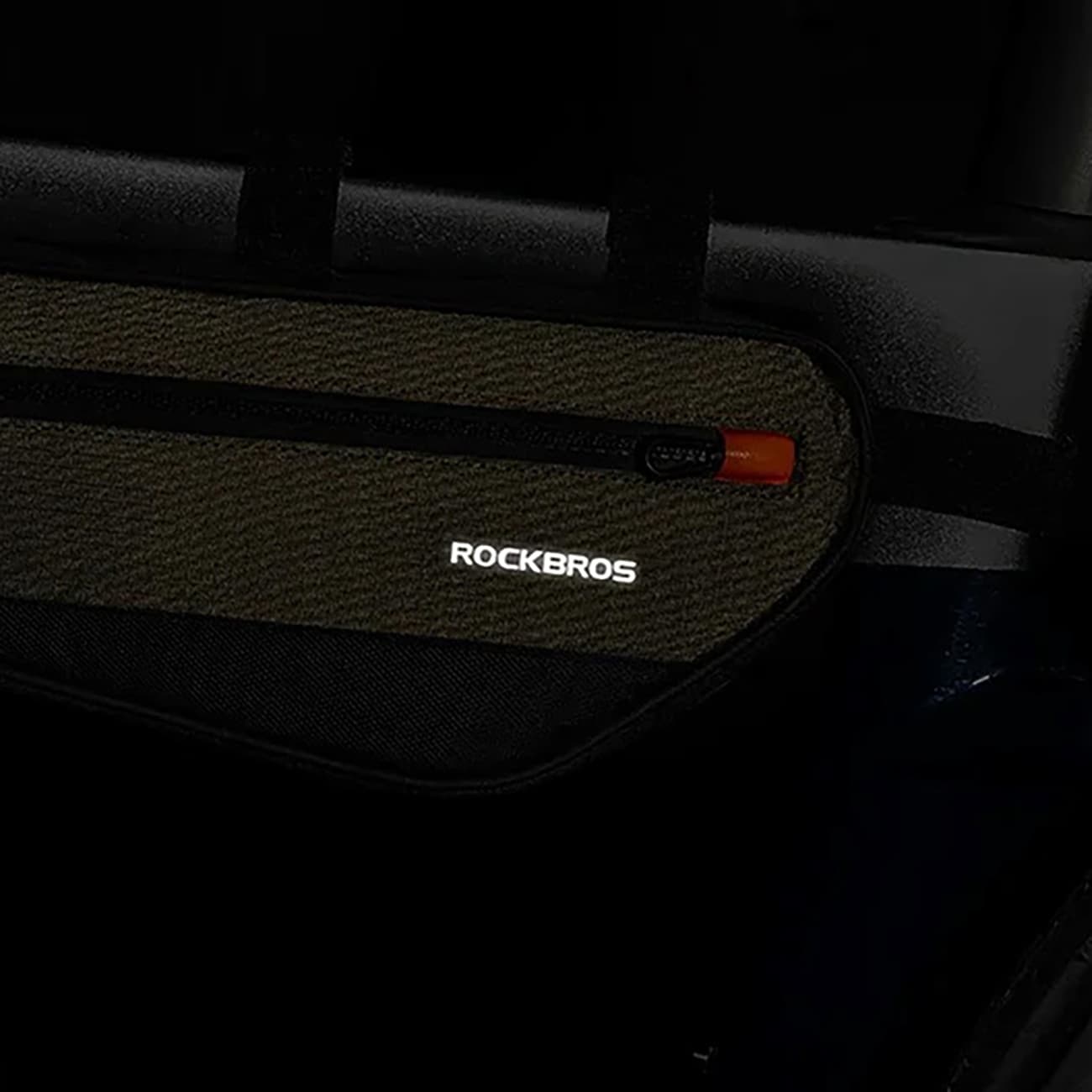Rockbros 30120079001 polkupyörälaukku 1,7 litran runkoon - vihreä ja musta