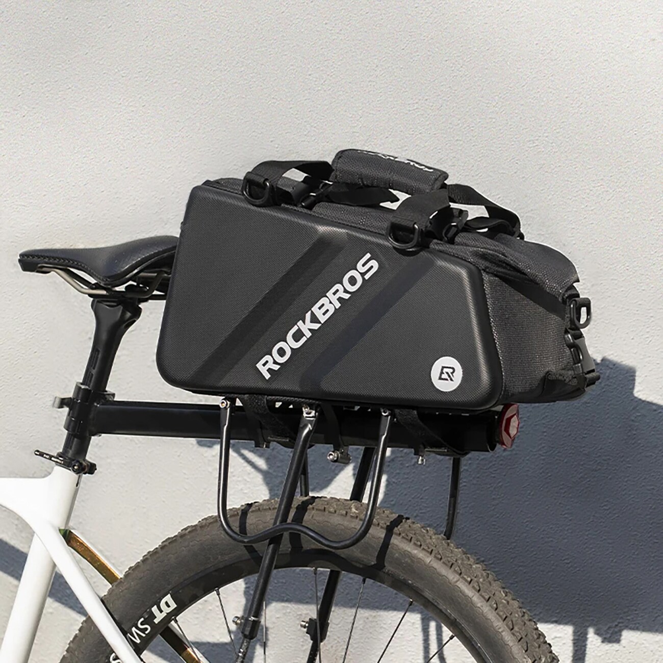 Rockbros 30140090001 polkupyörälaukku tavaratilaan 11.6l - musta