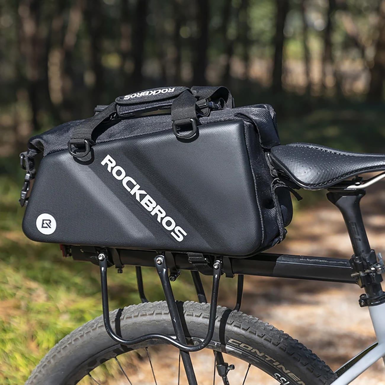 Rockbros 30140090001 polkupyörälaukku tavaratilaan 11.6l - musta