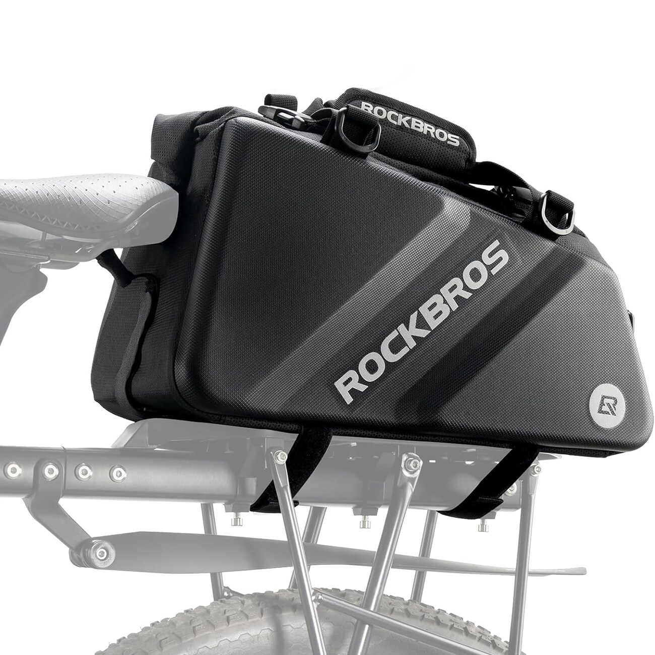 Rockbros 30140090001 polkupyörälaukku tavaratilaan 11.6l - musta