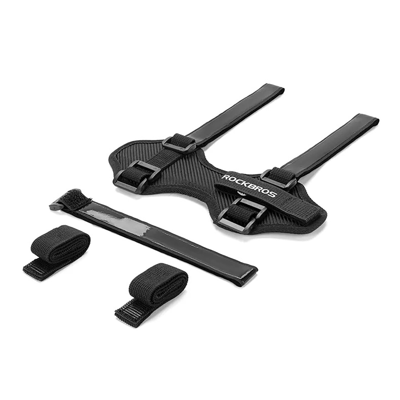 Rockbros 50210064001 Velcro Bike Strap Bluetooth-kaiuttimelle tai vesipullolle - musta