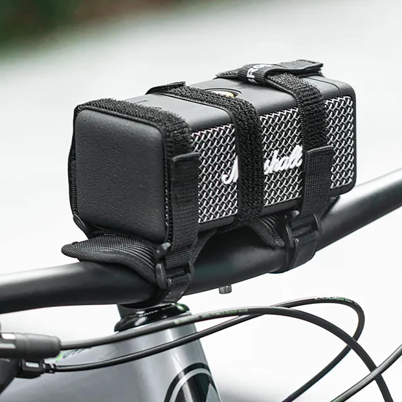 Rockbros 50210064001 Velcro Bike Strap Bluetooth-kaiuttimelle tai vesipullolle - musta