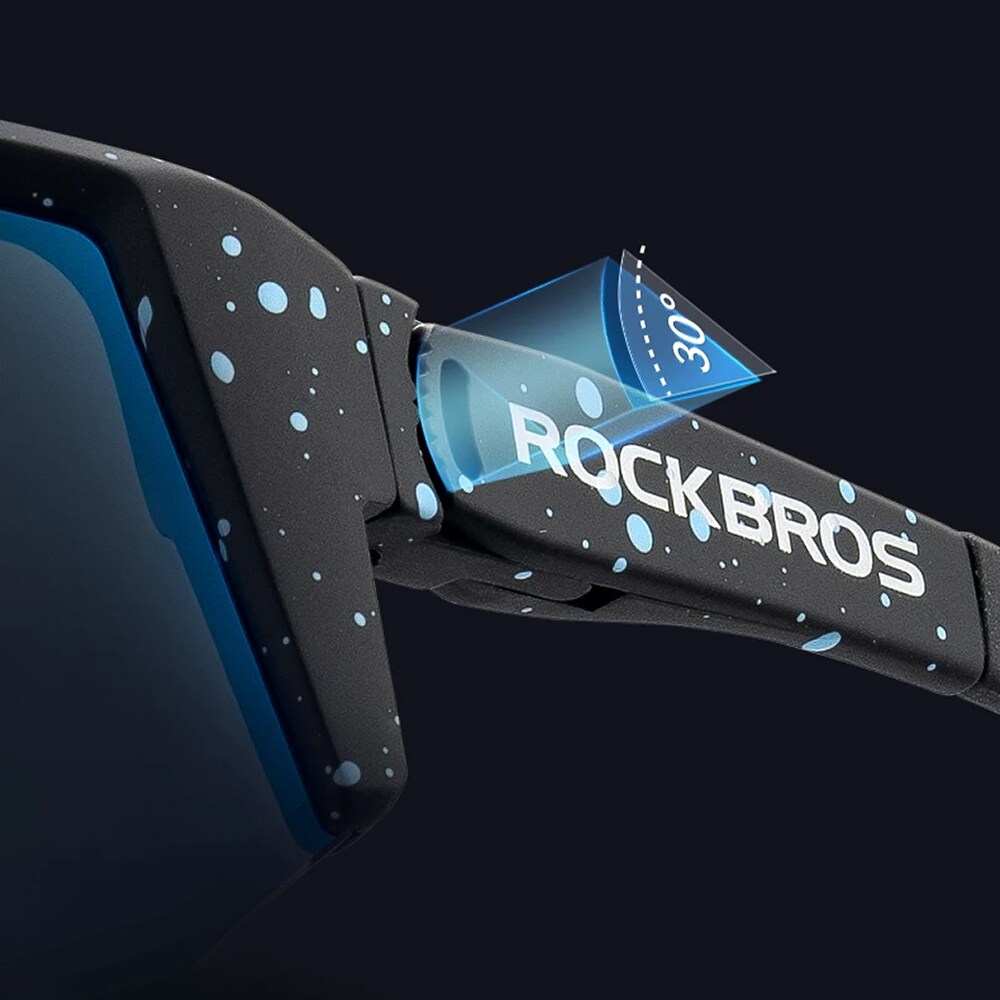 Rockbros SP297 polarisoivat pyöräilylasit - violetti