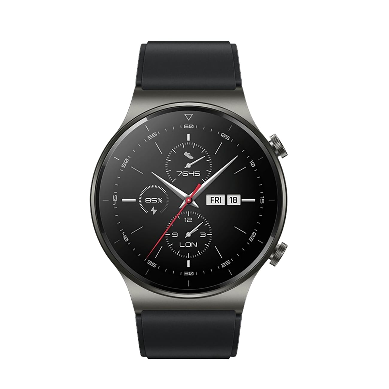 Silikonirannekkeen Huawei Watch GT -sarjaan – svart / Kellonranneke / Vaihtoranneke