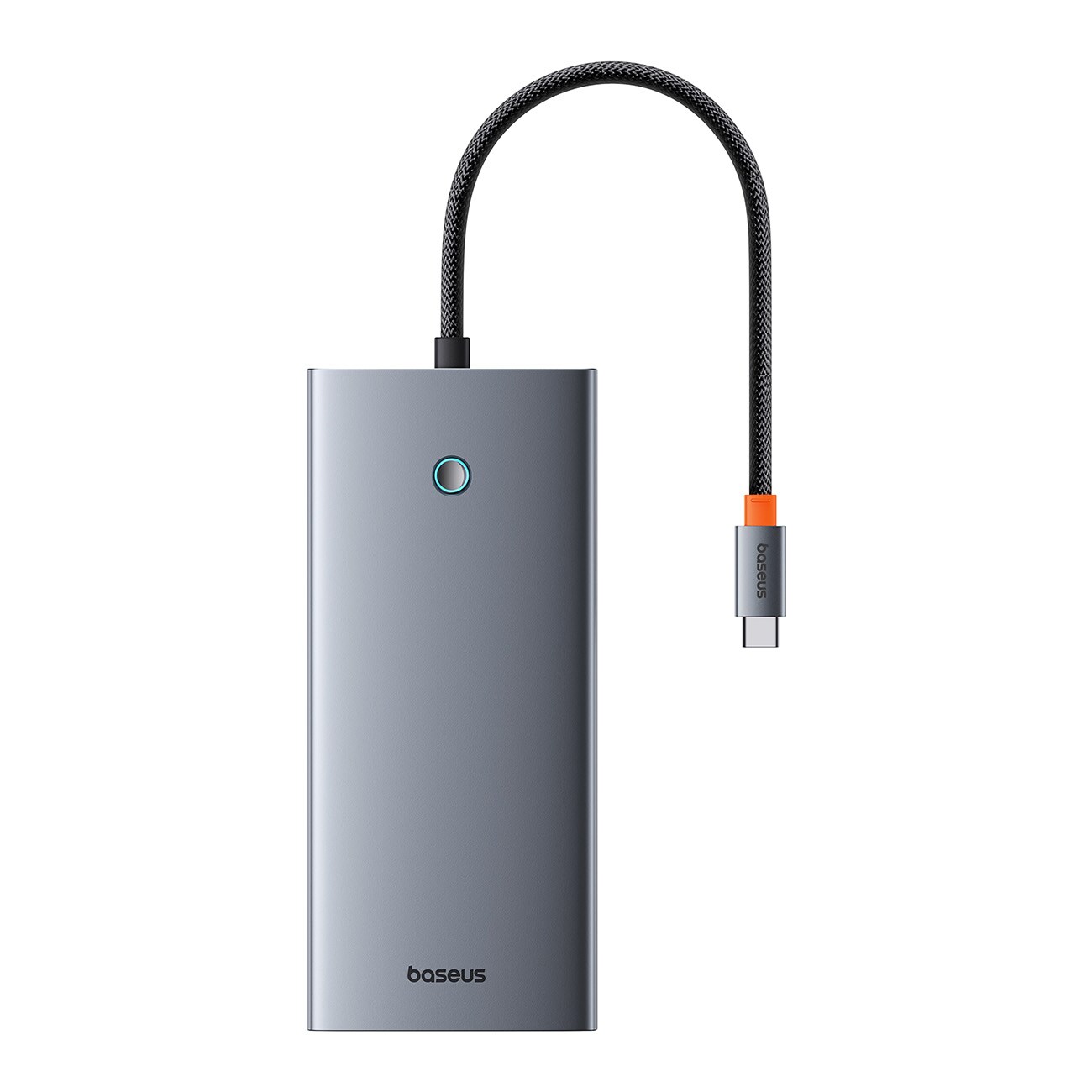 HUB Baseus PortalJoy Series 13in1 USB-C - 2x HDMI/DP/VGA/USB-A/C/PD/RJ45/SD/TF/AUX - harmaa