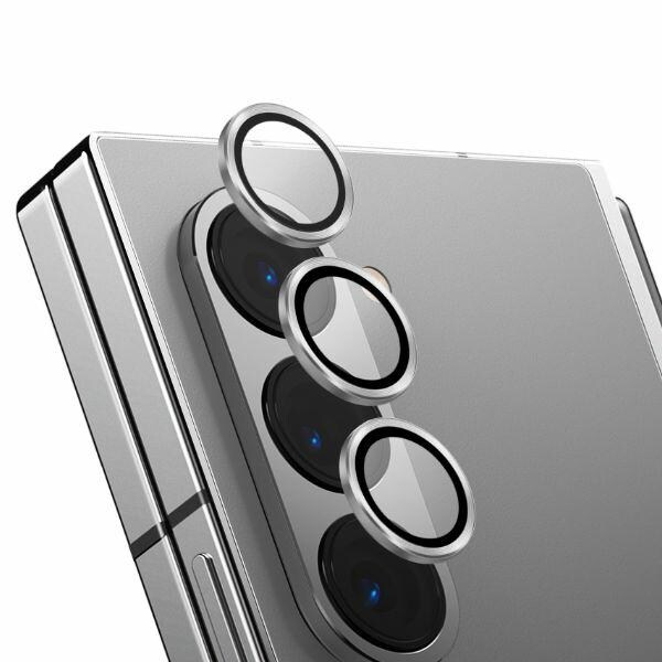 Uniq Optix Alumiininen karkaistu lasi applikaattorilla Samsung Galaxy Z Fold 6 - Valkoinen