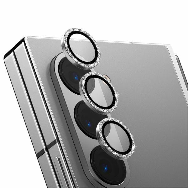 Uniq Optix Alumiininen karkaistu lasi linssille applikaattorilla Samsung Galaxy Z Fold 6 - hopea