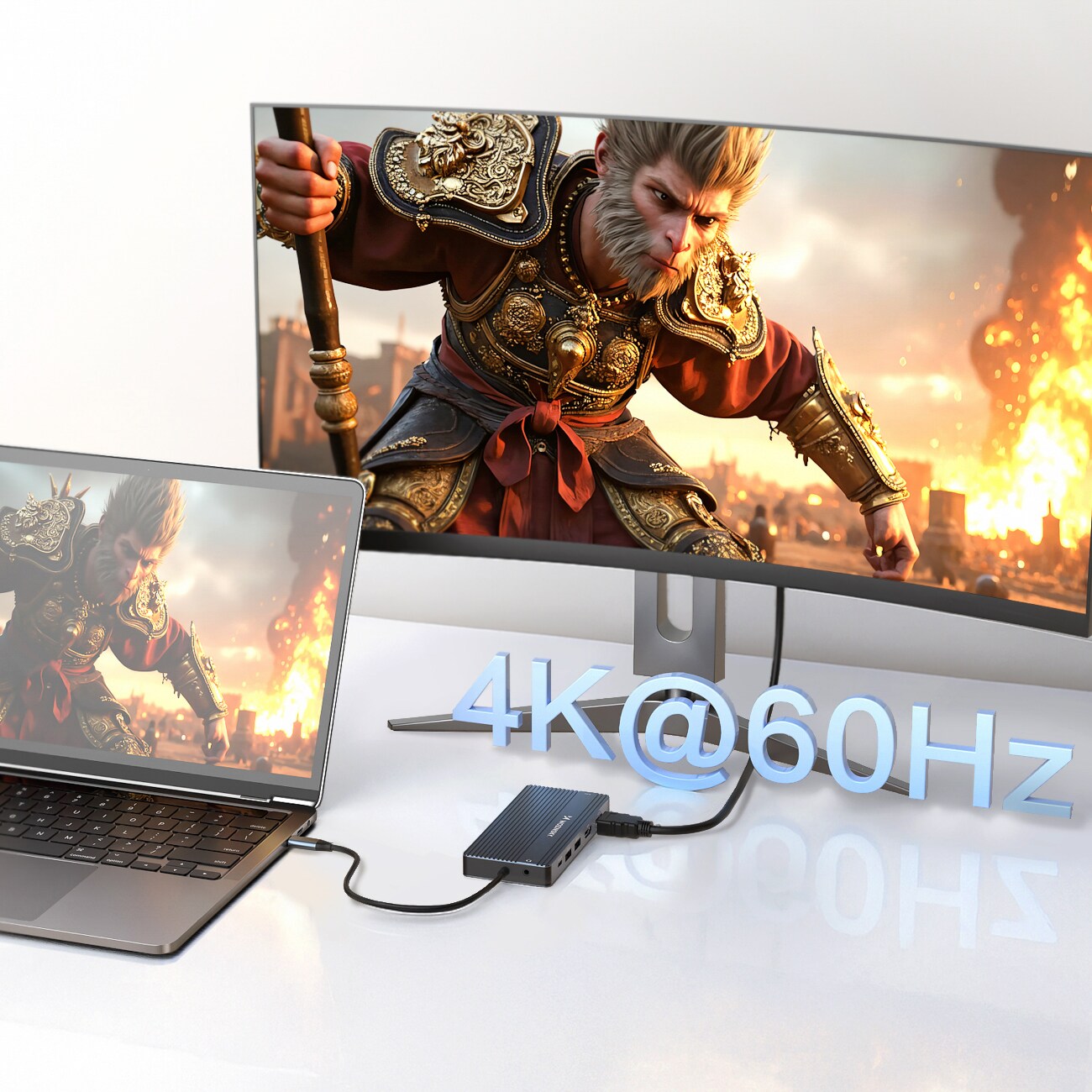 USB-C Hub 14 in 1 Wozinsky WDS03Y5S - alumiini, 4K kolmelle näytölle, 100 W PD, 10 Gbps