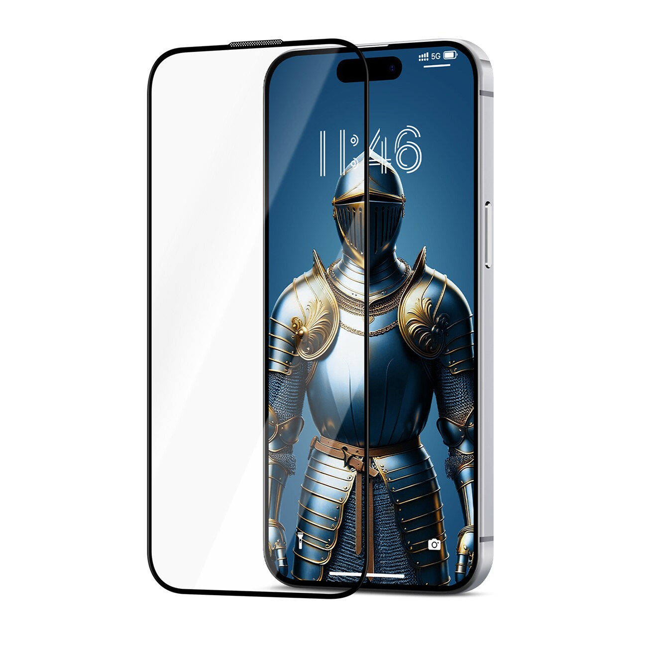 Joyroom JR-MAR0317 karkaistu lasi heijastamattomalla pinnoitteella iPhone 15/16 Plus -puhelimelle