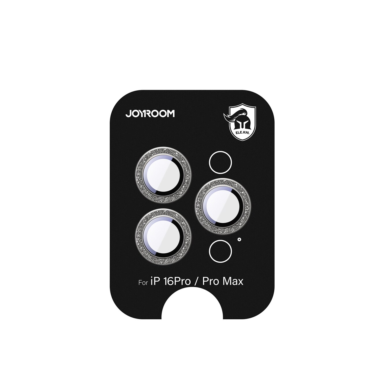 Joyroom JR-MSF0305 suojalasi iPhone 16 Pro/16 Pro Max -objektiiveille - titaani