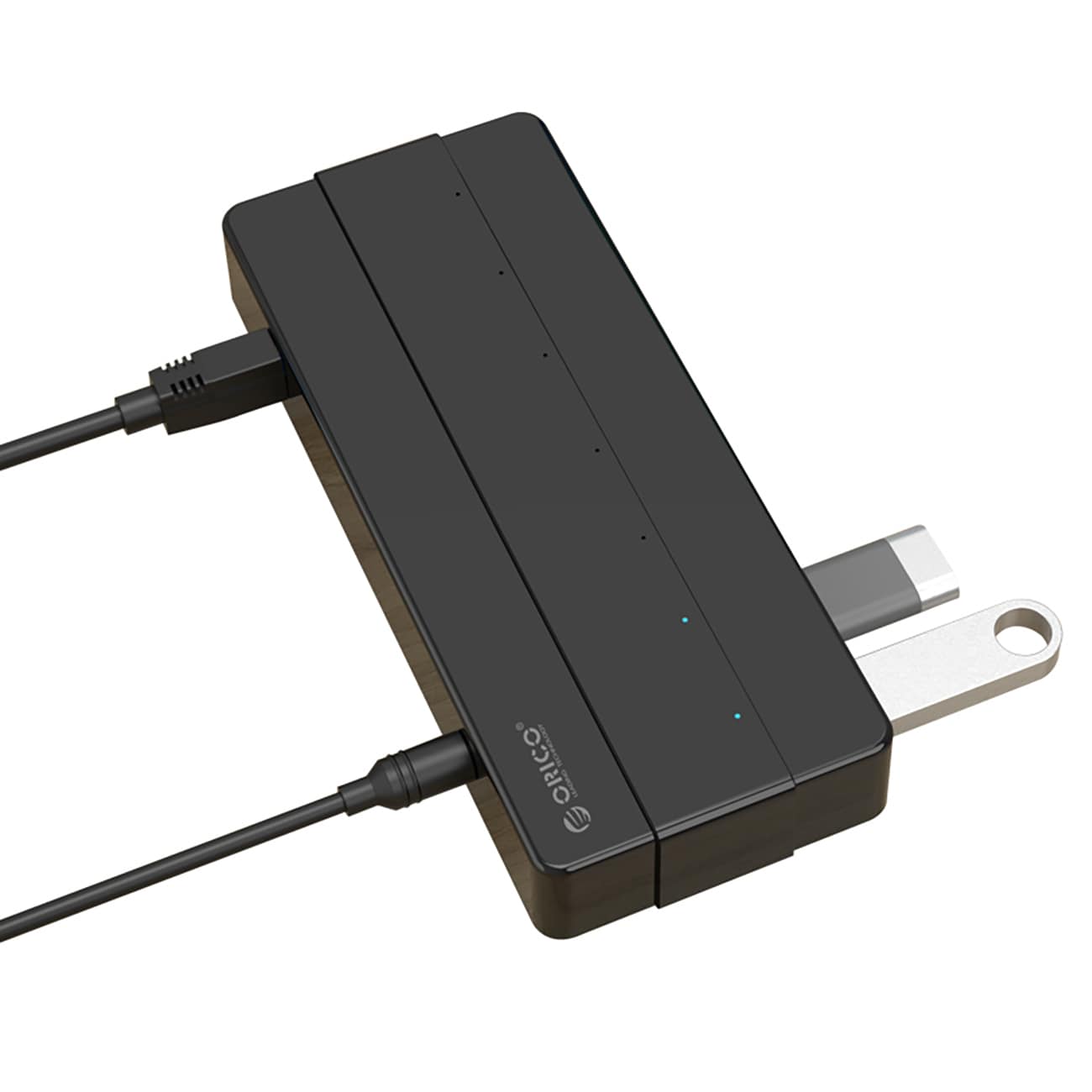 Keskitin Orico H7928-U3-V1 7x USB-A 3.0 - musta