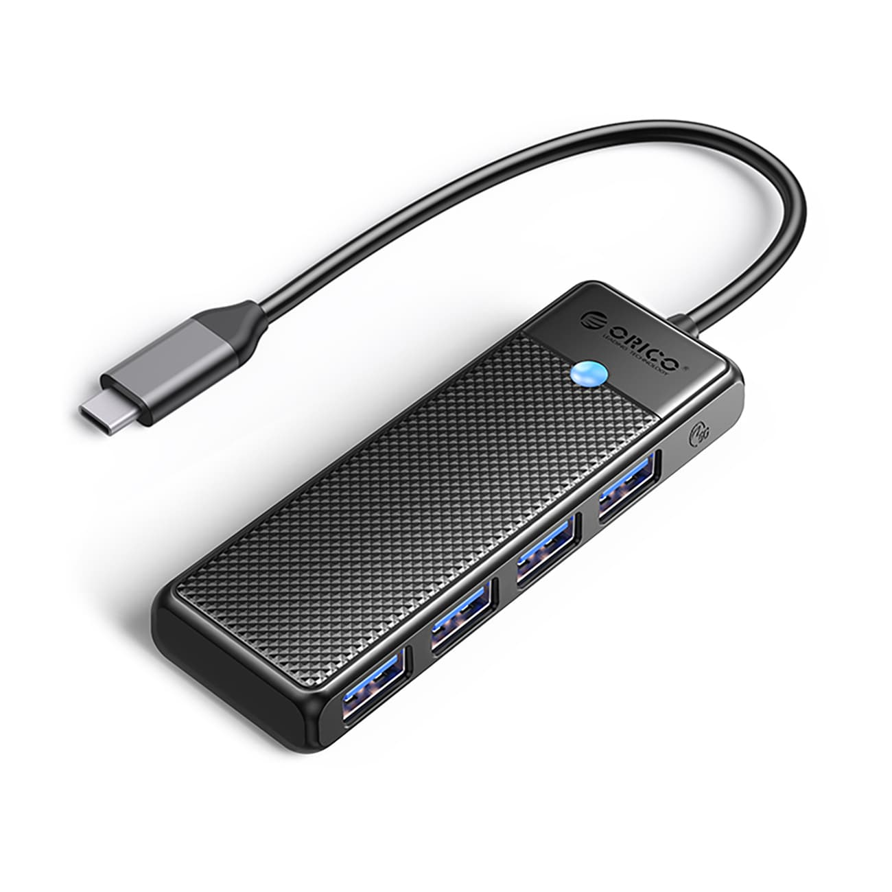 Orico PAPW4A-C3 USB-A Hub telakointiasema 4x USB-A 3.0 - musta