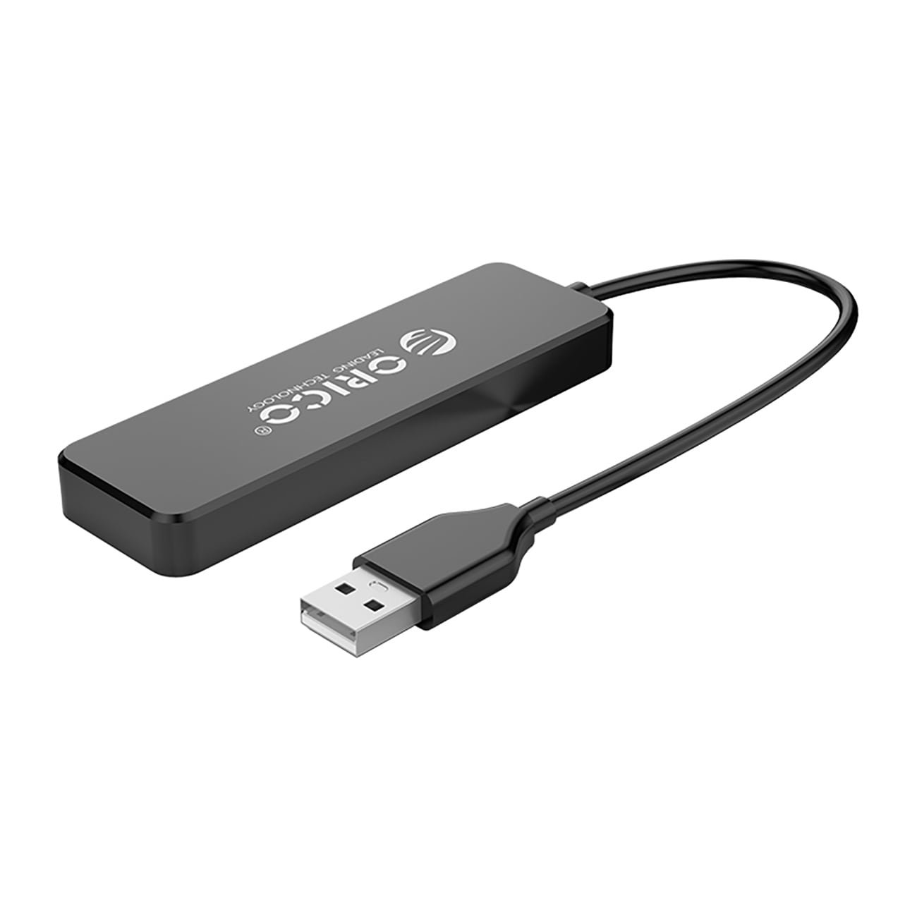 Orico FL01 USB-A Hub telakointiasema 4x USB-A 2.0 - musta