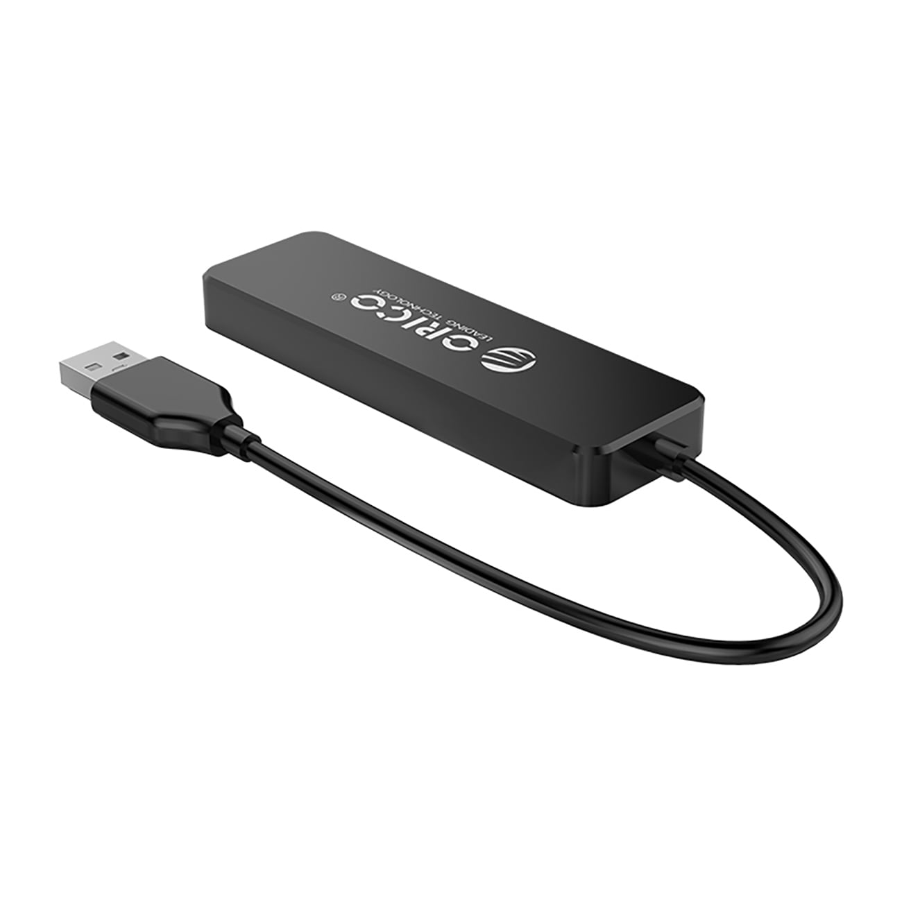 Orico FL01 USB-A Hub telakointiasema 4x USB-A 2.0 - musta