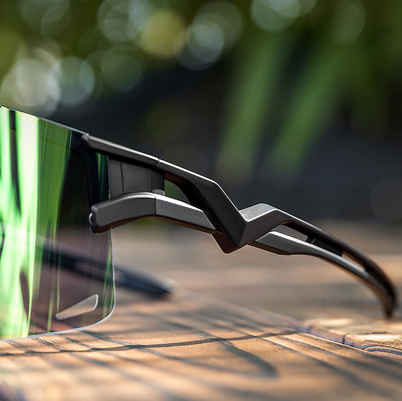 Rockbros Pyöräilylasit Photochromic, UV-suojalla ja korjaavalla insertillä - läpinäkyvä musta