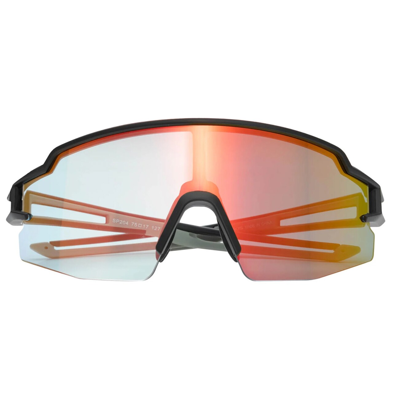 Rockbros Pyöräilylasit Photochromic UV-suoja korjaavalla insertillä Oranssit linssit - Musta