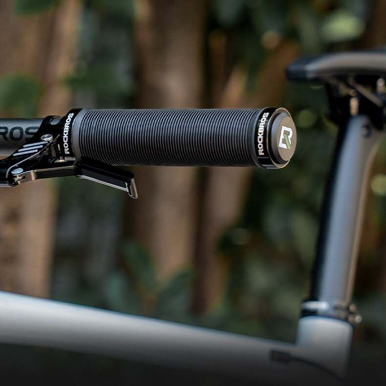 Rockbros Bike Grips Anti-Slip Twist Grips - Musta