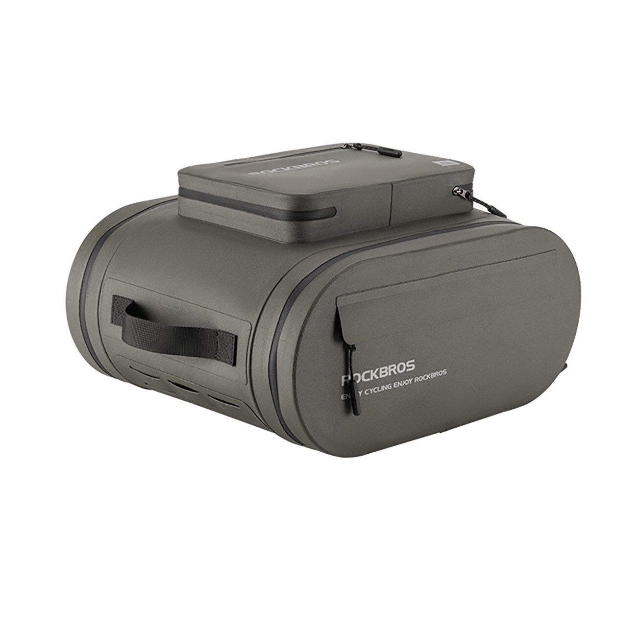Rockbros vedenpitävä pyöräkassi, tavaratilaan, tilavuus 14l - harmaa