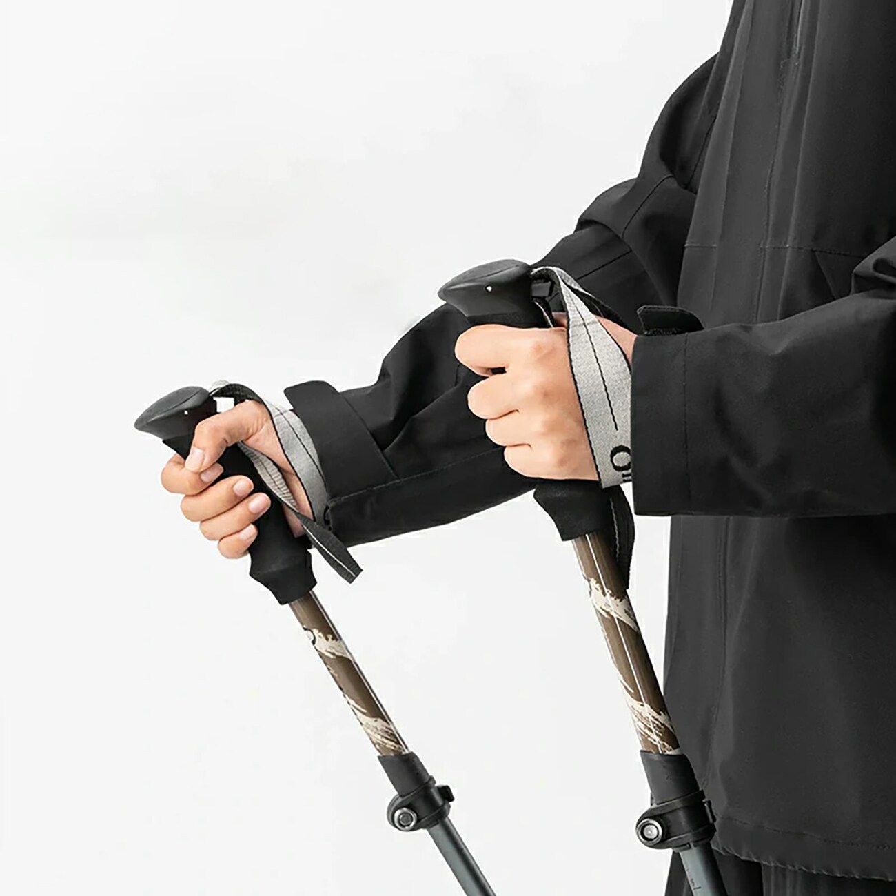 Qunature Nordic Walking vaellussauva Alumiini 110 - 130 cm 1 kpl - Ruskea
