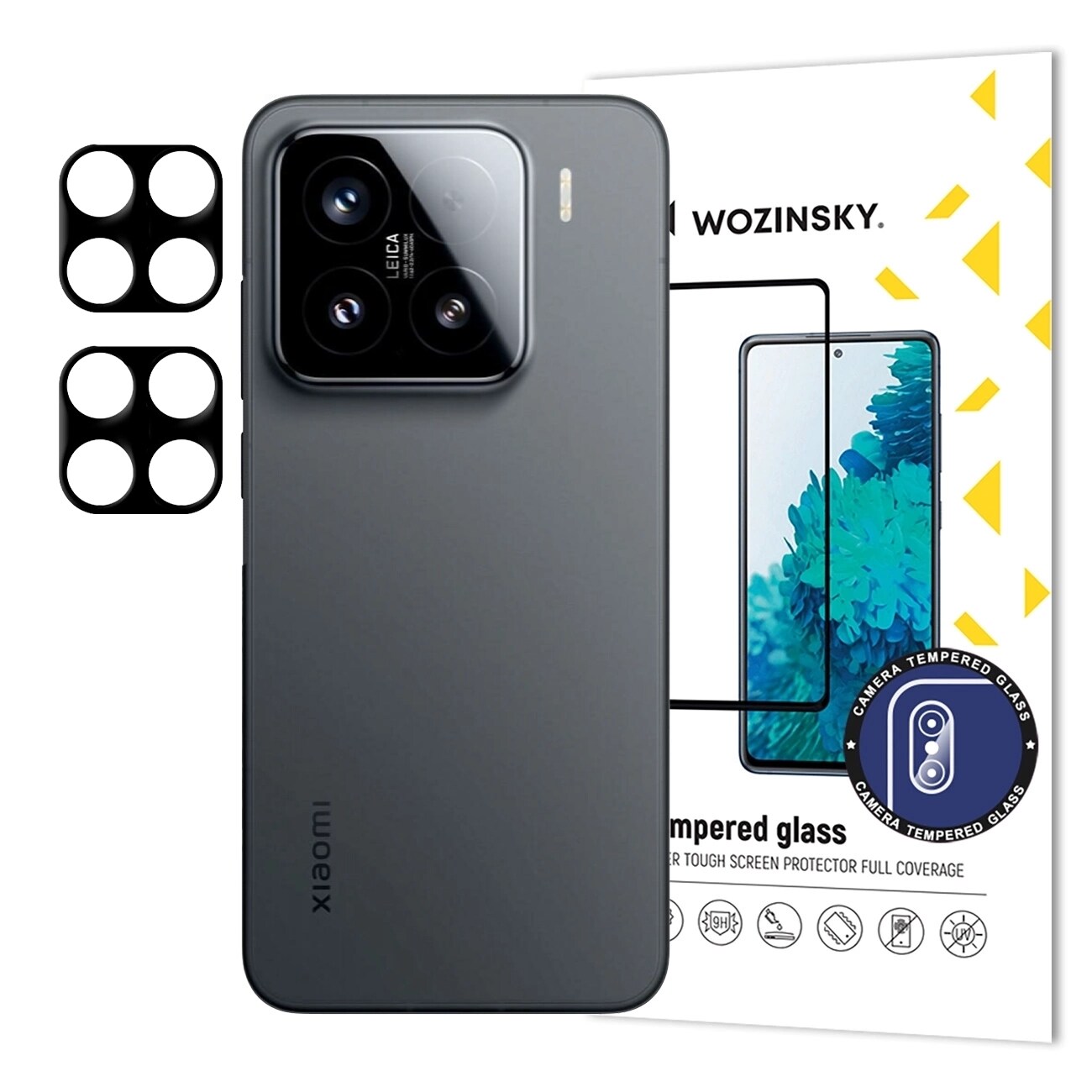 Wozinsky Täydellinen karkaistu kameran lasi Xiaomi Redmi Note 14S, 2-pack