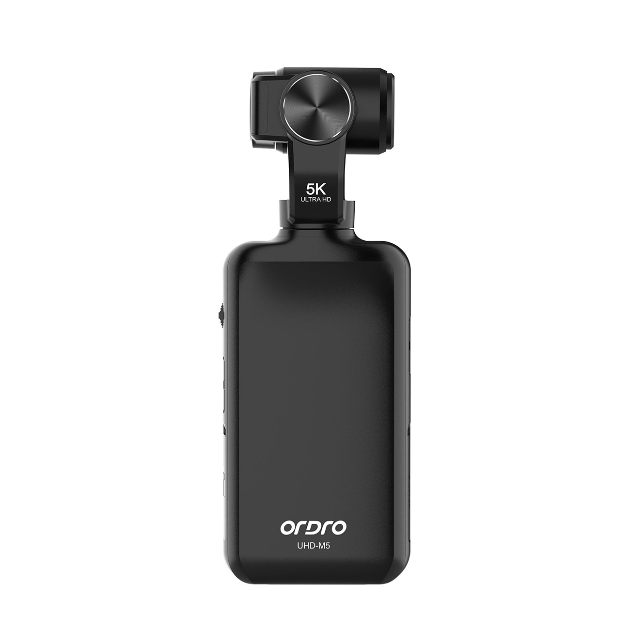 Ordro Pocket M5 3-akselinen kardaanikamera, 5K, Vloggaamiseen ja YouTubeen - musta