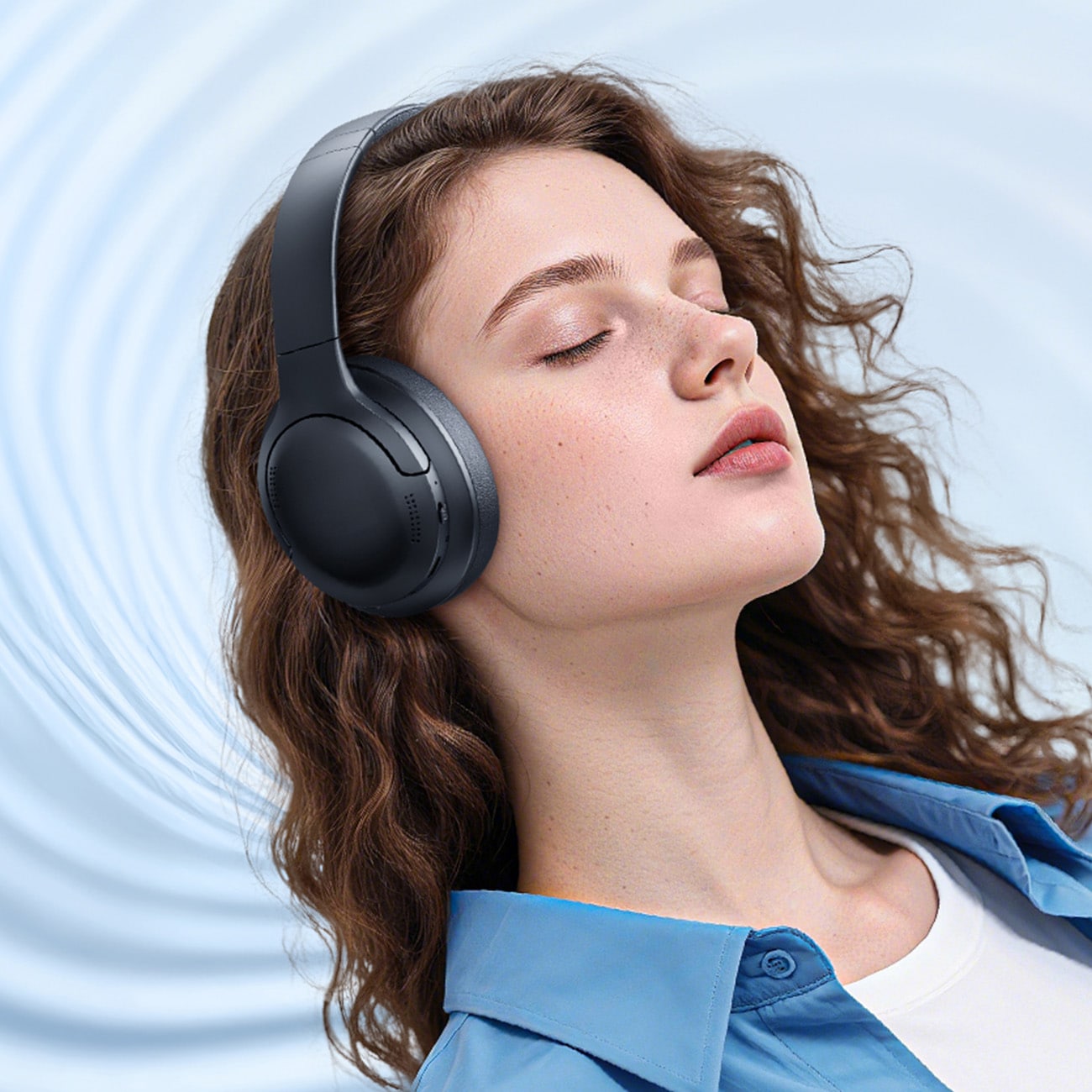 Baseus Bass BH1 Lite langattomat Bluetooth 6.0 -kuulokkeet - musta