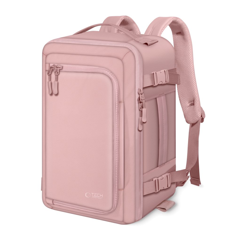 Tech-Protect Defender S50 reppu Ryanairille ja Wizzarille, 20L, vaaleanpunainen