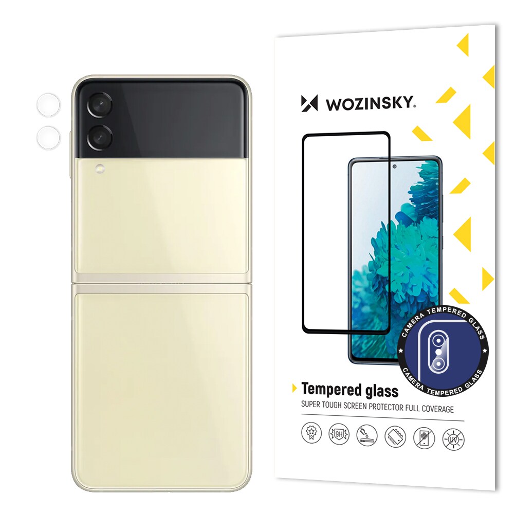 Wozinsky Kameran lasi 9H karkaistu lasi kaikille kameroille Samsung Galaxy Z Flip 3 kamera