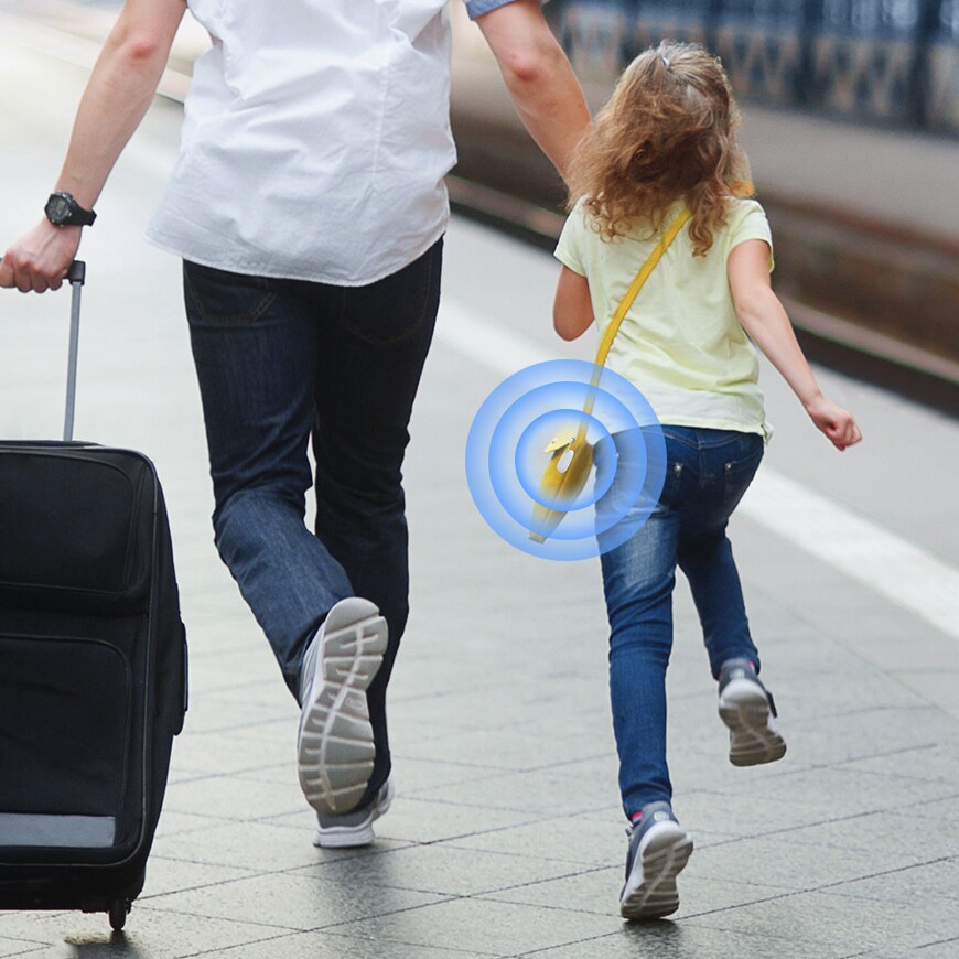 Baseus T2 Pro älykäs GPS-paikannin lasten käsilaukun avaimiin valkoinen (FMTP000002)
