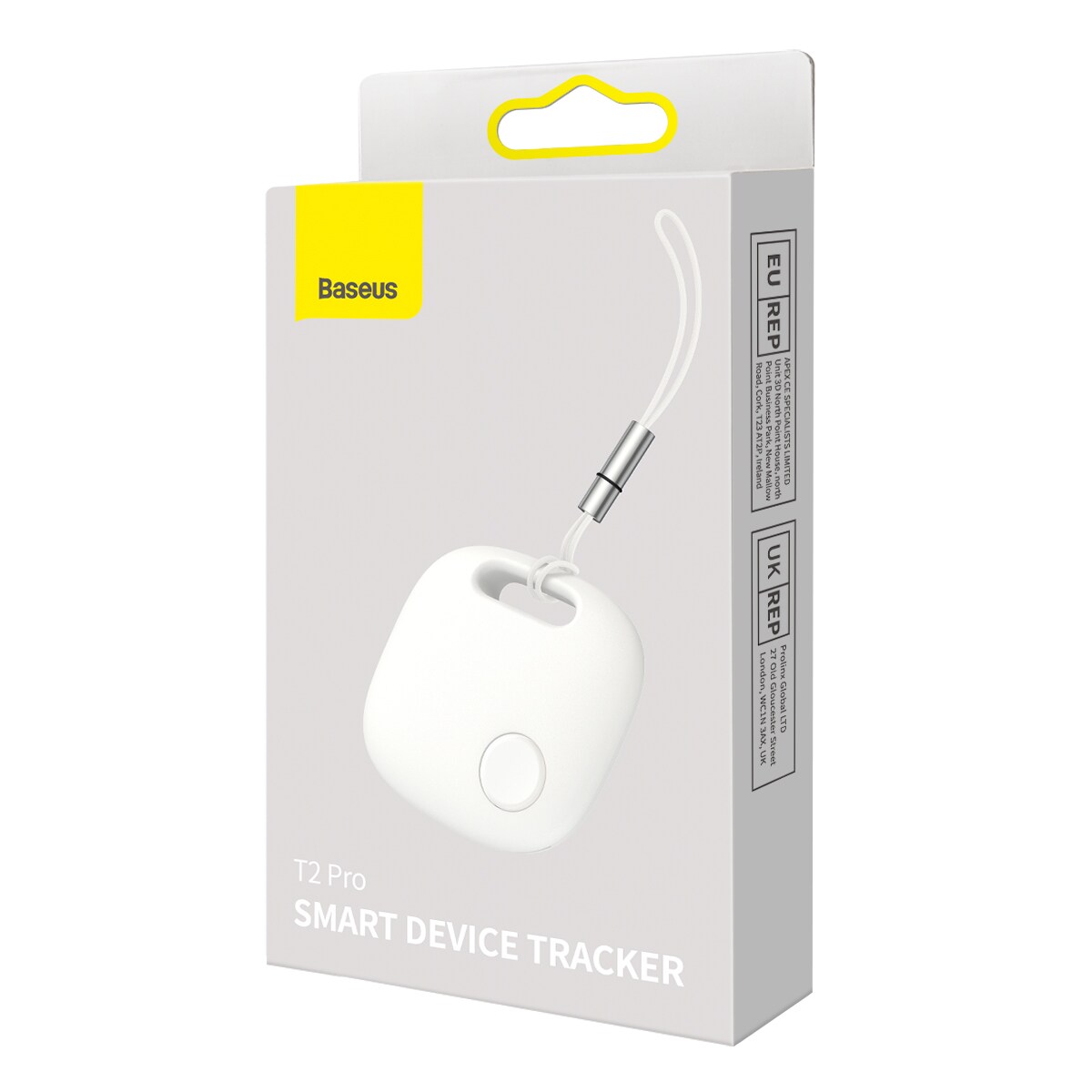 Baseus T2 Pro älykäs GPS-paikannin lasten käsilaukun avaimiin valkoinen (FMTP000002)